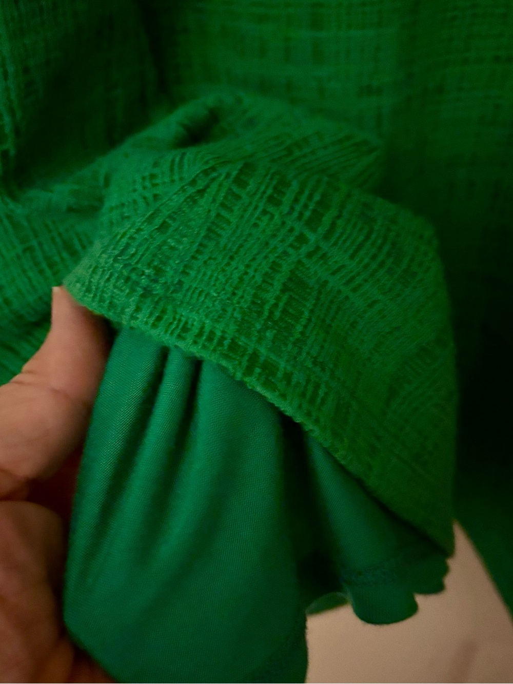 Maeve Green Scoop Neck Fit-and-Flare Dress Large EUC - Picture 4 of 4